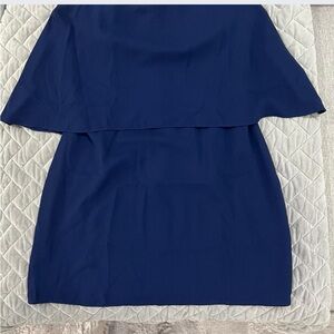 Blue Strapless Amanda Uprichard Dress Size L